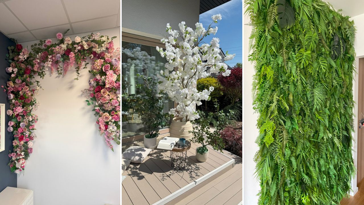 Zielona ściana, sztuczne drzewko czy girlanda? Jak wybrać dekorację idealną do Twojej przestrzeni?