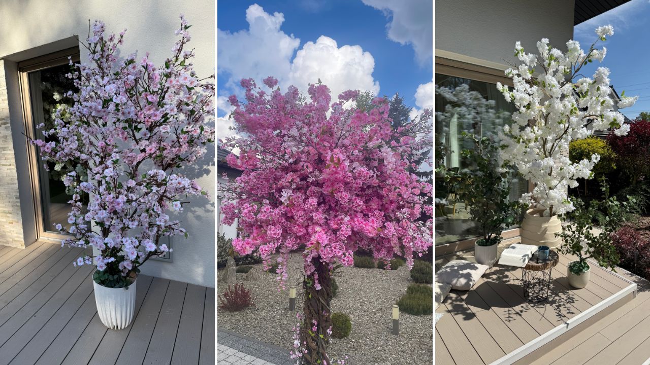 Sztuczne drzewka na taras – sposób na zieleń przez cały rok